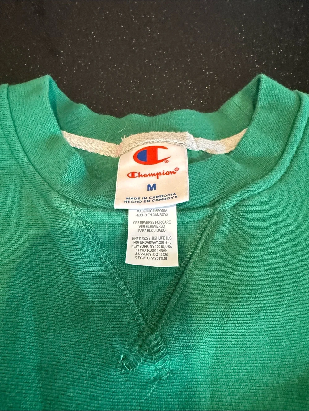 Champion Women’s Green Crewneck Sweatshirt